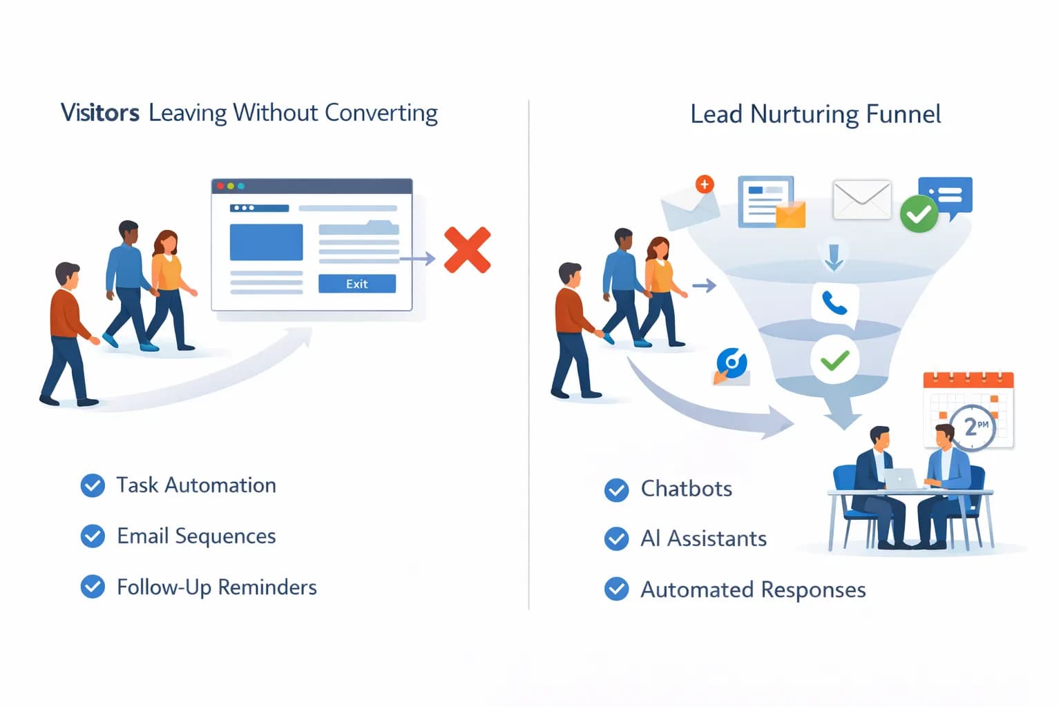 How to Convert Website Visitors Into Sales Meetings (Without Cold Calling)