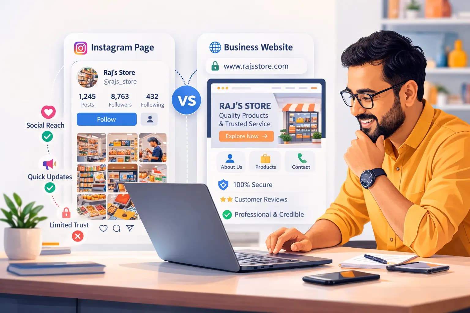 Why Your Business Needs a Website (Even If You're on Instagram)
